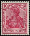 Germany Deutsches Reich 1902 - Germania 10pf red