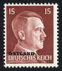 Germany Deutsches Reich 1941 - OSTLAND overprint over German Hitler 15 pf definitive