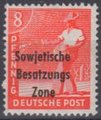 Saksa 1948 - Germany Soviet zone Sowjetische Besatzungs Zone overprint 8pf Saksa 1948 - Germany Soviet zone Sowjetische Besatzungs Zone overprint 8pf