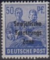 Saksa 1948 - Germany Soviet zone Sowjetische Besatzungs Zone overprint 50pf Saksa 1948 - Germany Soviet zone Sowjetische Besatzungs Zone overprint 50pf