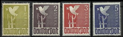 Saksa 1947 - Dove of peace (4) Saksa 1947 - Dove of peace (4)