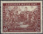 Saksa 1947 - Leipzig Autumn Fair 1947 - 24+26pf Saksa 1947 - Leipzig Autumn Fair 1947 - 24+26pf
