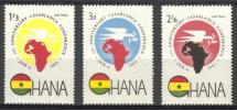 Ghana 1962 - Conference of African heads of state - Dove, Map of Africa (3)