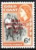 Ghana 1957 - independence II 8/12 - Cacao farmer (overprint) Ghana 1957 - independence II 8/12 - Cacao farmer (overprint)