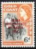 Ghana 1957 - independence II 8/12 - Cacao farmer (overprint)