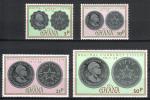 Ghana 1965 - Introduction of decimal currency, Coin in Silver and Black (4)