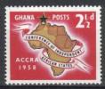 Ghana 1958 - 1st conf. of Independent African States 1/4