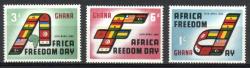 Ghana 1960 - Africa Freedom Day - Flags forming A F D (3)