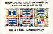 Guatemala 1938 - 1st Central American Philatelic Exhibition souvenir sheet Guatemala 1938 - 1st Central American Philatelic Exhibition souvenir sheet