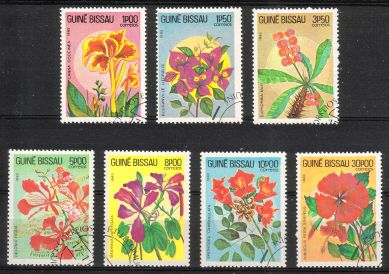 Guinea-Bissau 1983 - Flowers (7) Guinea-Bissau 1983 - Flowers (7)