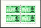 Unkari (Magyar Posta) 1962 - Malaria Eradication Emblem (sheet of 4)