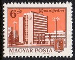 Unkari (Magyar Posta) 1975 - Cityscapes 6ft - Dunaujváros on the Danube Unkari (Magyar Posta) 1975 - Cityscapes 6ft - Dunaujváros on the Danube