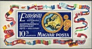 Unkari (Magyar Posta) 1975 - European Security and Cooperation Conference Souvenir Sheet Unkari (Magyar Posta) 1975 - European Security and Cooperation Conference Souvenir Sheet