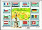 Hungary (Magyar Posta) 1977 - European Intercontinental Waterway: Dan- ube, Main and Rhine (Sheet of 11)