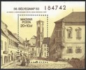 Unkari (Magyar Posta) 1983 - Stamp day - Buildings Souvenir Sheet