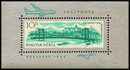 Unkari (Magyar Posta) 1964 - Opening of the reconstructed Elizabeth Bridge Souvenir sheet