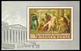 Hungary (Magyar Posta) 1968 - Paintings - Bathsheba Bathing by Sebastiano Ricci Souvenir Sheet