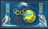 Unkari (Magyar Posta) 1972 - The Olympic Games, Sapporo and Munich Souvenir Sheet Unkari (Magyar Posta) 1972 - The Olympic Games, Sapporo and Munich Souvenir Sheet