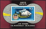 Unkari (Magyar Posta) 1972 - Apollo 16 Souvenir Sheet Unkari (Magyar Posta) 1972 - Apollo 16 Souvenir Sheet