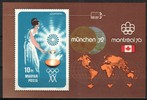 Unkari (Magyar Posta) 1973 - Summer Olympic Games, Munich (1972) and Montreal (1976)