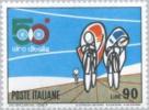 Italia 1967 - 50th Bicycle Tour of Italy 2/3 Three bicyclists, 90L Italia 1967 - 50th Bicycle Tour of Italy 2/3 Three bicyclists, 90L