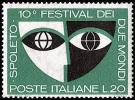 Italia 1967 - 10th Festival of Two Worlds, Spoleto 1/2 20L Italia 1967 - 10th Festival of Two Worlds, Spoleto 1/2 20L