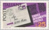 Italia 1968 - Introduction of postal zone numbers II 1/2 0,25 L Italia 1968 - Introduction of postal zone numbers II 1/2 0,25 L