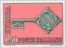 Italia 1968 - Europa CEPT 1968 1/2 - key with CEPT logo