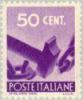 Italy 1946 - Democracy 50c Breaking chain