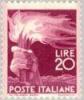 Italy 1945 - Democracy 20 L Torch Italy 1945 - Democracy 20 L Torch