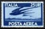 Italy 1946 - Swallows, aero 25 L Italy 1946 - Swallows, aero 25 L