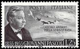 Italia 1955 - Centenary of the birth of Giovanni Pascoli, poet