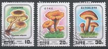 Korea P (DPRK) 1987 - Mushrooms (3) Korea P (DPRK) 1987 - Mushrooms (3)
