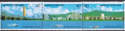 Completion of Han River Development Project (strip of 3)