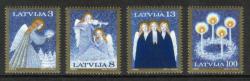 Latvia 1994 - Christmas postage stamps 1994 - Angels (4)