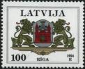 Latvia 1994 - Provincial Municipal Arms 1994 Riga Latvia 1994 - Provincial Municipal Arms 1994 Riga