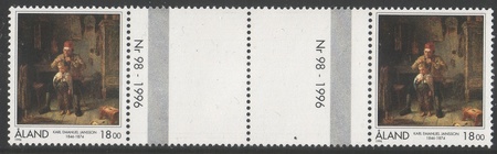 Karl Emanuel Jansson välilöpari + numero (esimerkkikuva)