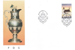 Lemlandin kirkko FDC (esimerkkikuva)