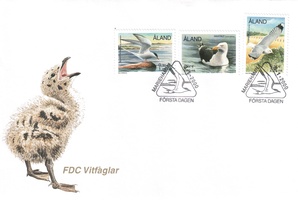 Merilintuja FDC (esimerkkikuva)