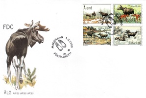 Hirvet vihko FDC (esimerkkikuva)
