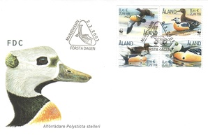 WWF Allihaahkat FDC (esimerkkikuva)