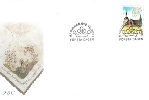 Föglön kirkko FDC (esimerkkikuva)