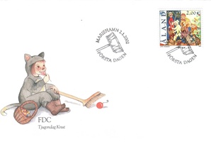 Nuutin päivä FDC (esimerkkikuva)