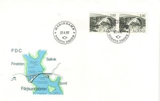 Färjsundin silta FDC (esimerkkikuva)