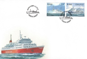 Matkustajalauttoja (2) FDC (esimerkkikuva)