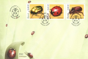 Kovakuoriaisia FDC (esimerkkikuva)