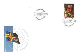 Joulupostimerkki 2007 FDC 2 (esimerkkikuva)
