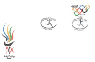 Olympialaiset - Beijing 2008 FDC (esimerkkikuva)