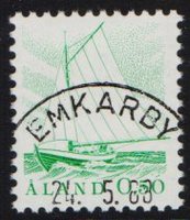 Kalastajavene 0,50mk vihreä - Emkarby 24.5.88 (esimerkkikuva)