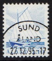 Kalastajavene 1,10mk sininen - Sund 27.12.95 (esimerkkikuva)